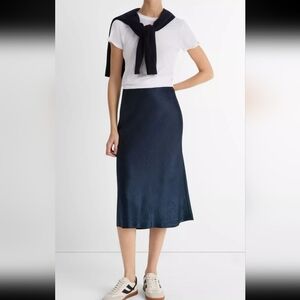Vince Satin Slip Skirt